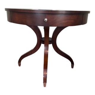 Ethan Allen Wilshire Rent Table - Modern Glamour Collection - Macchiato Finish For Sale