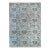 8x10 Cassandra Bianca Green Classic Floral Hand Knotted Afghan Wool Carpet Rug For Sale