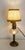 Late 19th Century French Table Electrified Kerosene Lamp in Glass & Bronze For Sale - Image 3 of 11