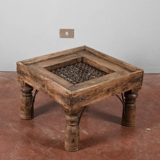 Antique Window Grill Coffee Table For Sale - Image 10 of 18