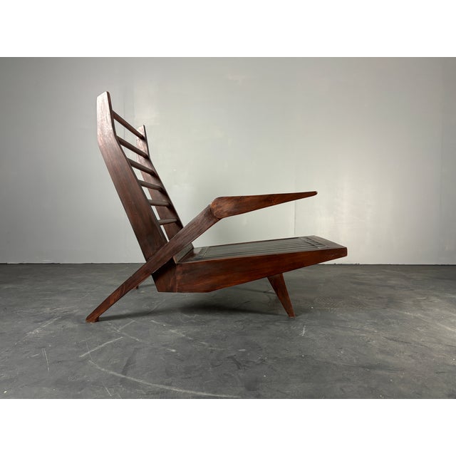 Mid-Century Modern Mid-Century Brazilian Modernist Lounge or Easy Chair by Acacia Gil Borsoi, 1950s For Sale - Image 3 of 18