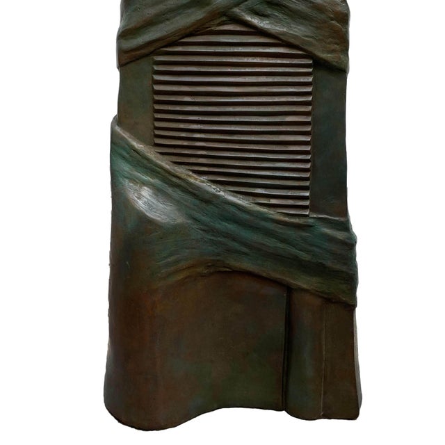 Brown The Warrior Sculpture in Bronze, Italy, 1970s For Sale - Image 8 of 9