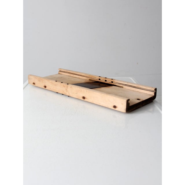 Farmhouse Antique Kitchen Mandolin For Sale - Image 3 of 10