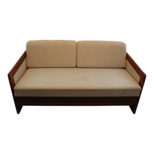 Vintage 70s Hestbaek Danish Sofa Bed Sleeper Couch Teak