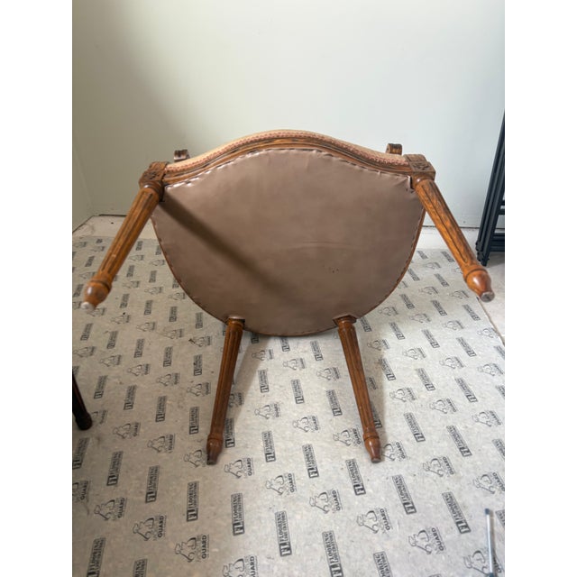 19th Century 19th Century Neoclassical Armchair From France in the Louis XVI Style For Sale - Image 5 of 8