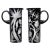 Mid-Century Modern ARTEL Jungle Deco Large Pitcher in Black For Sale - Image 3 of 4