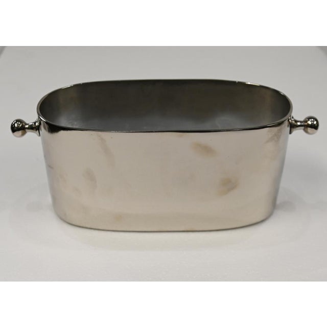 French Silver-Plated Champagne Cooler from Cuvée Du Louvois, 2000 For Sale - Image 4 of 7