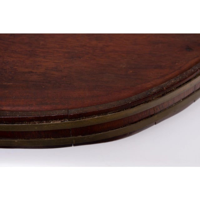 Antique Dutch Mahogany Serving Tray, 1880s For Sale - Image 6 of 7