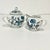 1970s Vintage Japanese Chinoiserie Meissen Blue Danube Creamer & Covered Sugar For Sale - Image 11 of 14