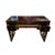 Chinese Asian Black Lacquer Panel Legs Writing Desk For Sale - Image 3 of 6