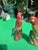 Boho Chic Pair of Ceramic Hand Painted Bird Figurines For Sale - Image 3 of 7