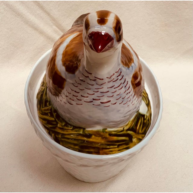 Magnificent Portuguese Game Bird Tureen -C. 1950 For Sale - Image 10 of 12