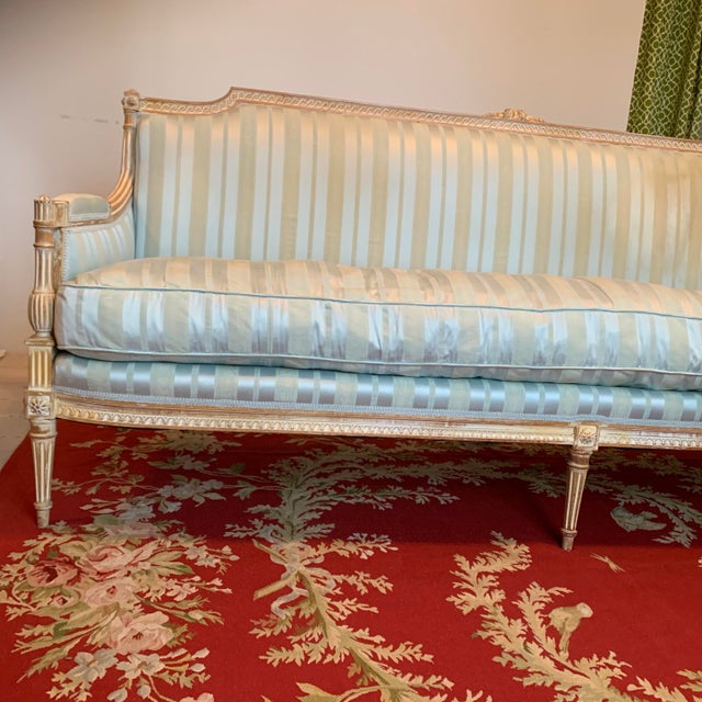 Early 20th Century French Louis XVI Sofa Settee For Sale - Image 12 of 12
