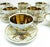 Art Deco Coffee Service from Ćmielów, Poland, 1960s, Set of 15 For Sale - Image 4 of 9
