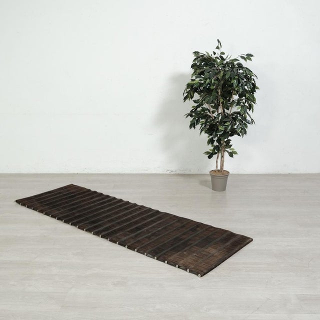 Steel and Leather Doormat from Arte & Cuoio, Italy, 1980s For Sale - Image 15 of 15