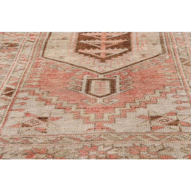 Mid 20th Century Vintage Turkish Oushak Rug, 03'03 X 05'00 For Sale - Image 5 of 11