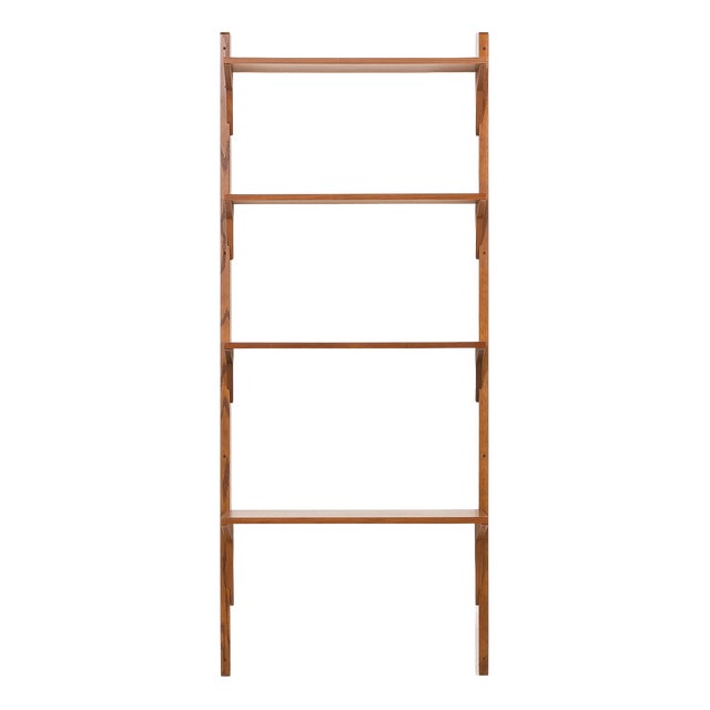 Mid-Century Danish Walnut Shelving Unit in the style of Poul Cadovius, 1960s For Sale