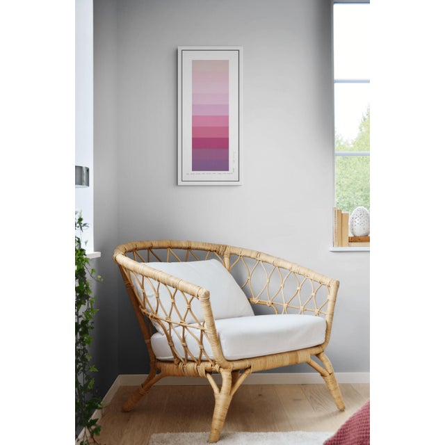 Abstract Contemporary Abstract Pencil and Acrylic on Fabriano-Pittura Paper "Emotional Color Chart 262" by Kyong Lee For Sale - Image 3 of 5