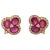 Bochic "Orient" Vintage Retro Diamond & Ruby & Set In 18K Gold & Silver For Sale - Image 17 of 18