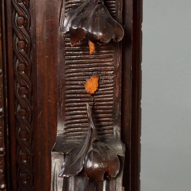 19th Century Neobaroque Walnut Display Cabinet For Sale - Image 6 of 16