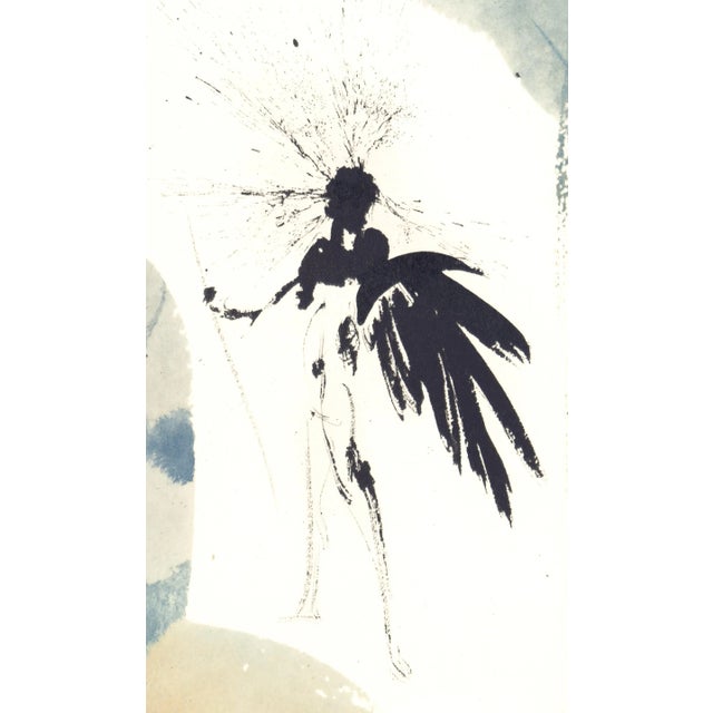 Color lithograph "Seduxisti Me, Domine" (Blessed are the poor... Blessed are the meek..., Jerimiah Chapter 20) from...