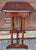 American Antique Cherry Stained and Flower Decorated Side Table For Sale - Image 3 of 9