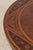 1990s Gorgeous Burl Wood Inlaid Round Accent Table For Sale - Image 5 of 16