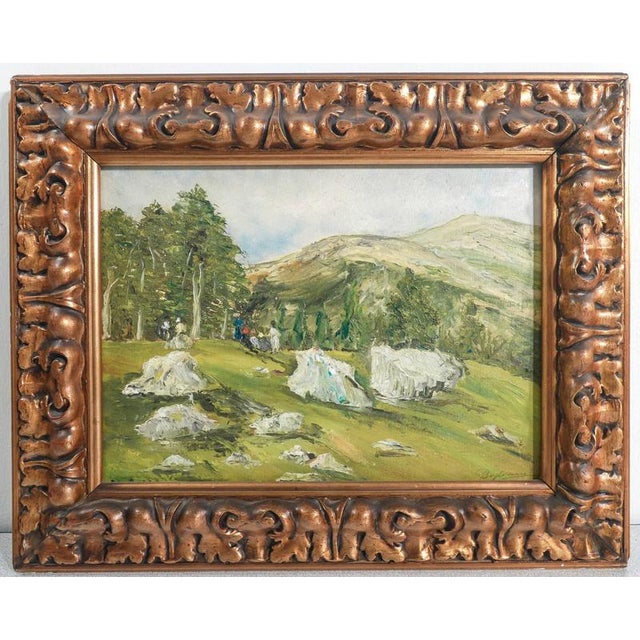 G. Bogliani, Landscape, Oil on Panel For Sale - Image 7 of 12