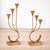 Modern Triple Taper Candle Holder (Set of 2) For Sale - Image 3 of 5