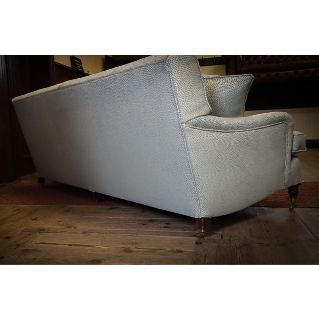 2-Seater Sofa from George Smith with Escale Ciel Blue Fabric from Jean Paul Gaultier, 2010s For Sale - Image 6 of 18