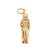 Vintage 14k Gold Figural u.s. Army Soldier Charm for a Bracelet For Sale - Image 4 of 13