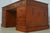 Reprodux English Style Leather Top Yew Wood Desk For Sale - Image 9 of 18