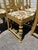 Awesome 7pc antique dining table and chairs. Features a spacious, wood carved table with 6 coordinating chairs. The set of...
