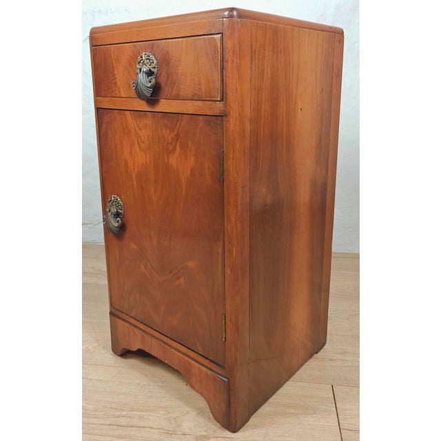 Mid-Century Modern Vintage Bedside Cabinet in Walnut by B&E Furniture, 1960 For Sale - Image 3 of 17