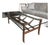 1960s Sculptural Walnut & Glass Coffee Table, Attributed to Adrian Pearsall For Sale
