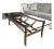 Sculptural Walnut & Glass Coffee Table Attr. Sven Ellekaer for Christian Linneberg, Denmark, C. 1960 For Sale