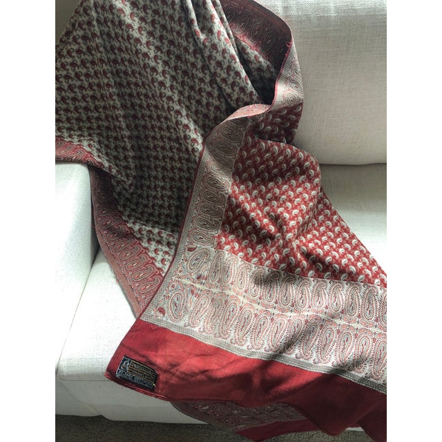 Vintage Paisley Throw From Persia For Sale In Tampa - Image 6 of 6