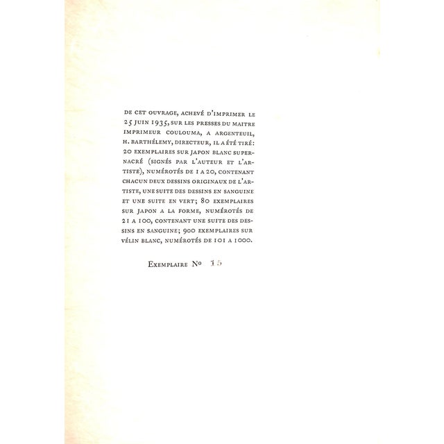 "Les Dimanches De La Comtesse De Narbonne " 1935 Fellowes, Daisy [Deluxe, Association Copy] For Sale - Image 9 of 14