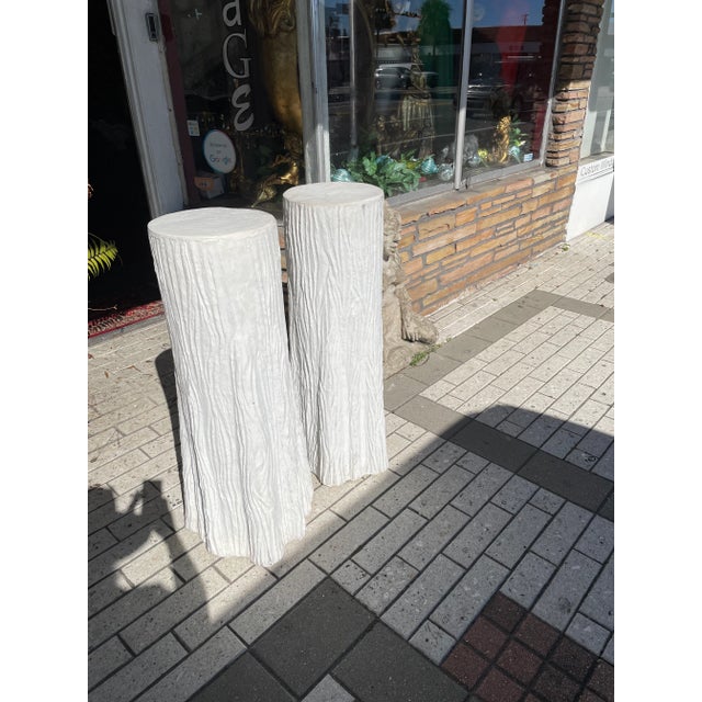 Philippe Starck 1990s Vintage Philippe Starck Stands Columns From the Delano Hotel Tables - a Pair For Sale - Image 4 of 7