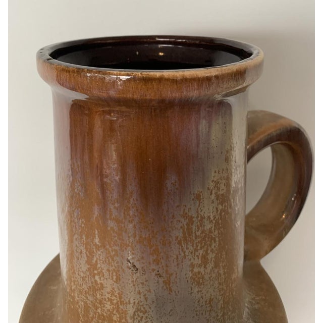 Large West-German Jug Vase in Ceramic, 1980s For Sale - Image 6 of 8
