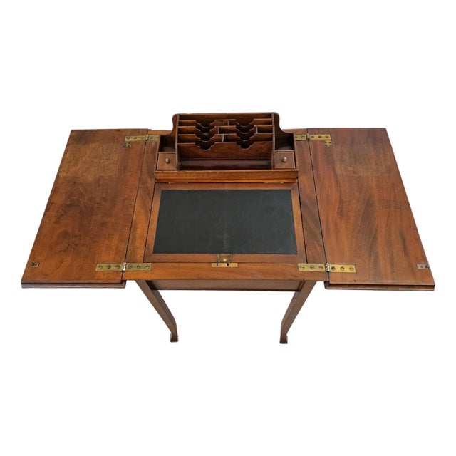 English Antique Metamorphic Mechanical Pop-Up Ladies Correspondence Table Work Stand For Sale