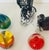 Set of 5 Vintage Art Glass Paperweights Set For Sale - Image 4 of 4