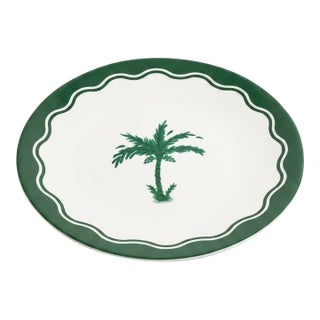 Fern & Co. For Anthropologie Palm Tree Dinner Plate For Sale
