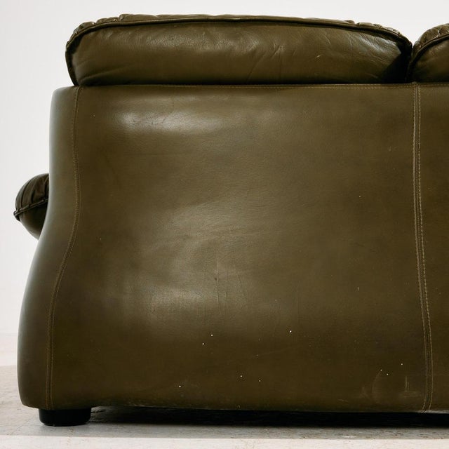 Vintage Leather Sofa Set, 1970s, Set of 3 For Sale - Image 11 of 18