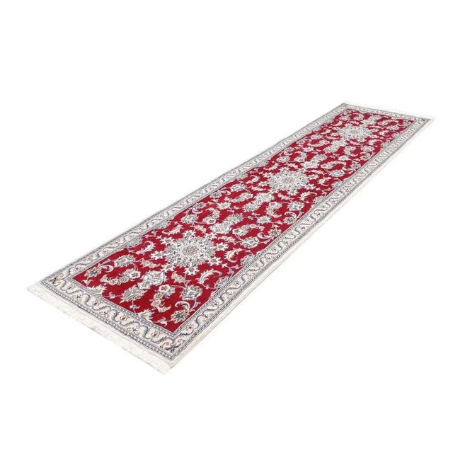 Hand-Knotted Nain Rug with Floral Pattern For Sale - Image 11 of 11
