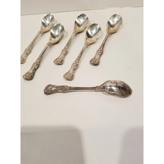 Six Tiffany English King Ice Cream Spoons For Sale In San Antonio - Image 6 of 9