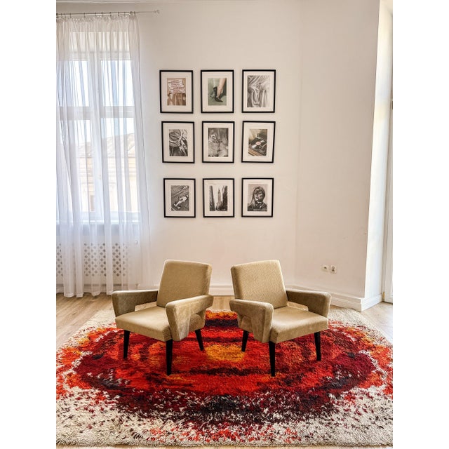 Set of Czechoslovakian Mid-Century Modern Armchairs from Jitona For Sale - Image 13 of 18