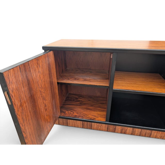 Vintage Sideboard with Gold Leaf Details, Italy, 1960s For Sale - Image 9 of 12