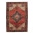 Vintage Hand-Knotted Persian Heriz Rug 7'11" X 11'0" For Sale