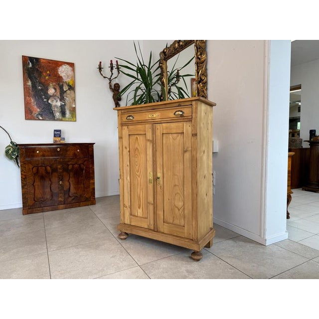 Gründerzeit Vertiko Shop Cabinet in Wood For Sale - Image 5 of 12